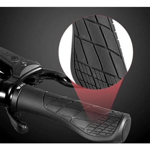8 Colors 1 Pair Soft Anti Slip Ergonomic Cycling Handlebar Ergonomics Handle Bike Grip Cover Reduce Shock for Bicycle