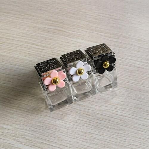 100pcs Car Perfume Clip Fragrance Empty Glass Bottle For Essential Oils Diffuser Vent Outlet Ornament Car-styling