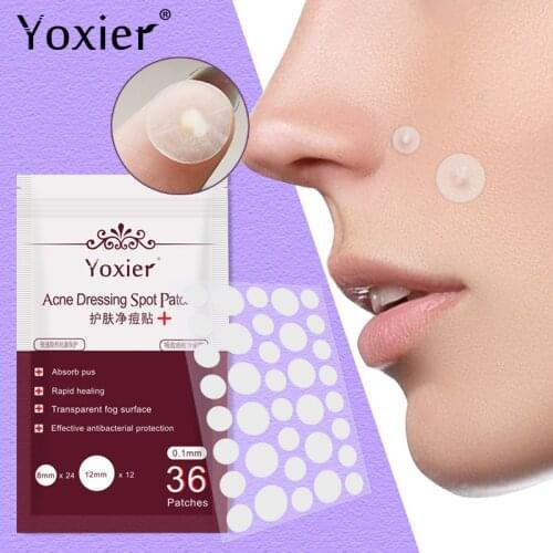36pcs Invisible Ance Pimple Patch Skin Care Ance Treatment Stickers Face Mask Remover Tool Blemish Spot Face Cream Skin Care Too
