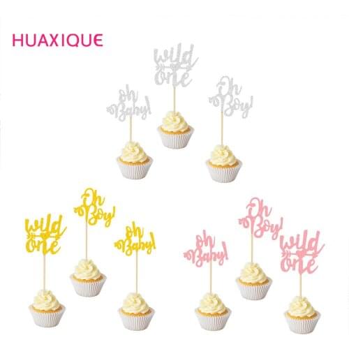 Insert 5 Pieces Of Party Shiny Baby Children Happy Birthday Cake Insert Dessert Decoration Gift Card Gold And Silver Rose Gold