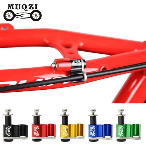 5pcs Bicycle Aluminum Alloy Oil Line Pipe Conversion Fixed Seat Frame Wire Guide Bike Hydraulic Brake Hose Holder Cable Line
