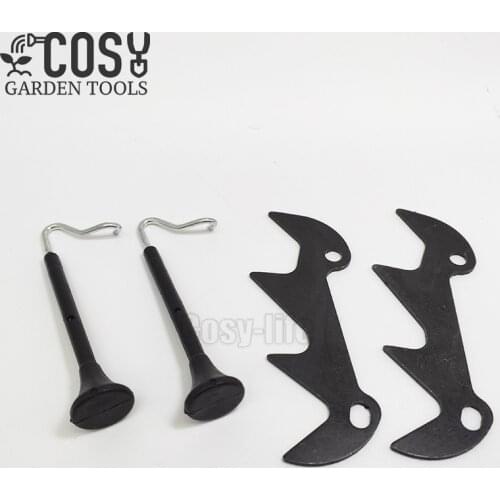 4PCS Chainsaw Choke Rod Felling Dog Bumper Kit Fits For 4500 5200 5800 45cc 52cc 58cc Throttle Lever Chain saw Spare Parts