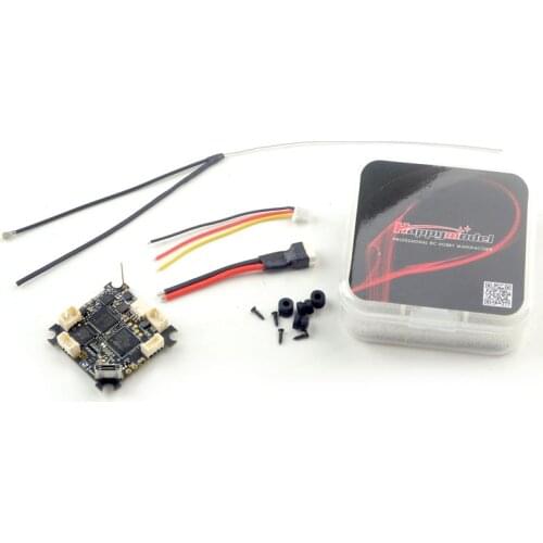 HappyModel CrazyF4 ELRS AIO 5in1 Flight Controller Built-in 900MHz ExpressLRS ELRS RX BLHELIS 5A 200mW for FPV Tinywhoop Drone