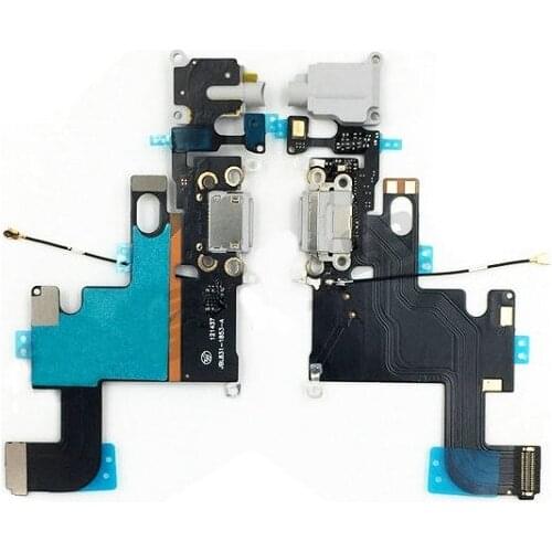 Micro Dock Plug Conector Board USB Charging Port Flex Cable For Apple iphone 6 6G 4.7" Replacement Parts