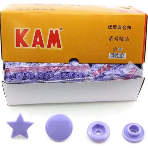 Wholesale 1000Sets Star Snap Button KAM T5 Button Resin Plastic Press Button Fasteners For Bib Diaper Clothes Sewing Supplies