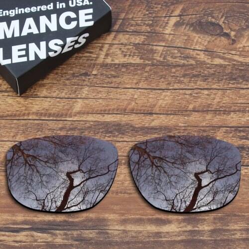 ToughAsNails Resist Seawater Corrosion Polarized Replacement Lenses for Oakley Holbrook R Sunglasses Brown