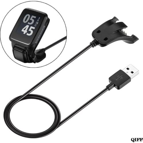 Drop Ship&Wholesale Data Sync USB Charger Clip Charging Cable For TomTom 2 3 Runner Golfer GPS Watch APR29