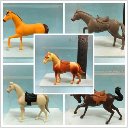 Pvc figure model toy horses 5pcs/set