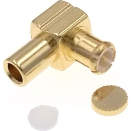 10pcs MCX Male R/A To Semi Rigid RG405 0.086" RF Connector