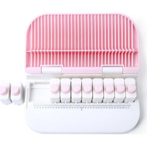 KW-TRIO Puncher 26 English Letter Puncher Embossing Machine Gift Tag Paper DIY Bookmark Manual Puncher For Scrapbooking Craft