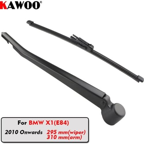 KAWOO Car Rear Wiper Blade Blades Back Window Wipers Arm For BMW X1(E84) Hatchback (2010 Onwards) 295mm Auto Windscreen Blade