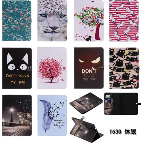 Tab4 10.1 T535 Tablet Case Bracket Flip Leather Cover cases For Samsung Galaxy Tab 4 10.1 inch T530 T531 SM-T530 SM-T531 SM-T535