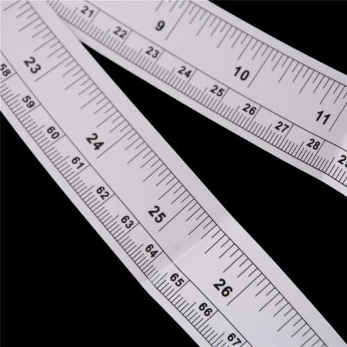 45cm 90cm Vinyl Self Adhesive Rulers Metric Measure Tape Sewing Machine Sticker Tool Ruler Sewing Accessories