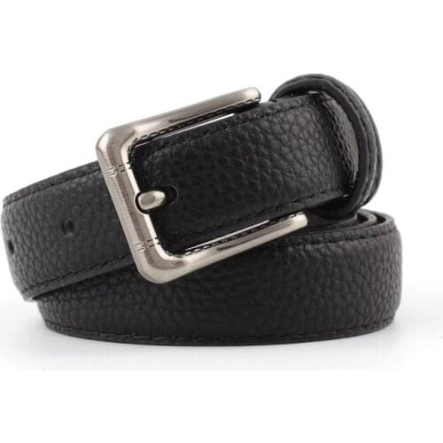 105*2.4Cm Female Retro Silver Pin Buckle Belt Women Jeans Fashion Lady Decorative Faux Leather Belt Women Waistband Ceinture