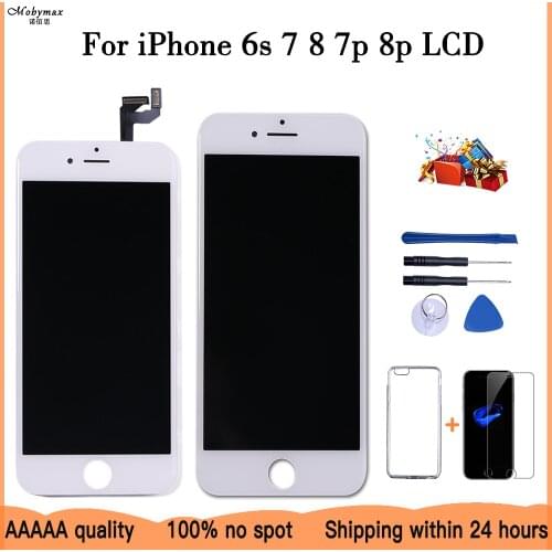 Grade AAA+++ For iPhone 6S 7 7PLUS LCD With 3D Force Touch For Apple 8 8Plus Screen Assembly Replacement Display No Dead Pixel