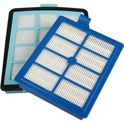 1pc Intake vents HEPA Filter+1 pc Exhaust vents filter for philips FC8766 FC8767 FC8760 FC8764 vacuum cleaner parts Replacement