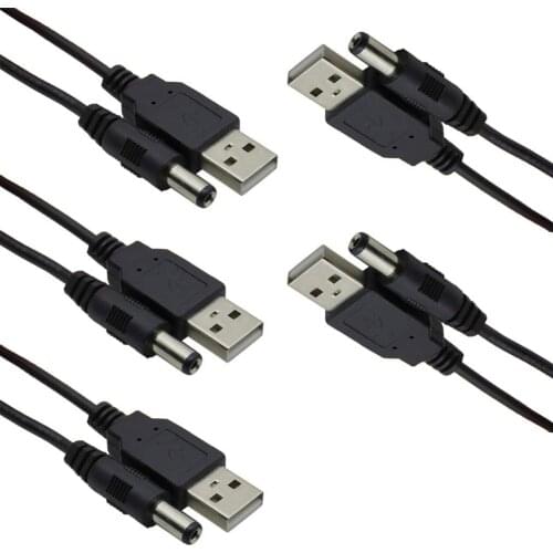 5 PCS Hot Sale DC connector Power Plug with extension wire DC female and Male Jack adapter for CCTV Camera Led strip light