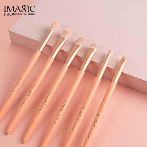6 PCS Makeup Brush High Quality Skin-friendly Soft Hair Eye Shadow Brush Eyebrow Brush Concealer Brush Professional Beauty Tools