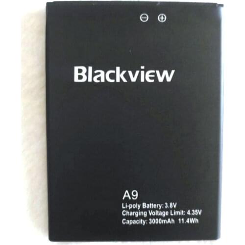 New 3000mAh A9 Replacement Battery For Blackview A9 Smart Mobile Phone Batteries Bateria Baterij