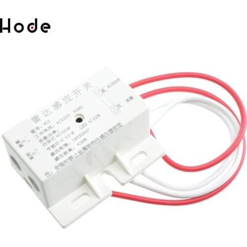 220V Auto Infrared Body Motion Sensor PIR Sensing Switch Microwave Radar Sensor
