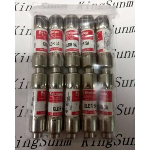 Free shipping 10pcs KLDR 5 genuine American Netlon CLASS CCTIME-DELAY delay fuse / fuse 600V5A