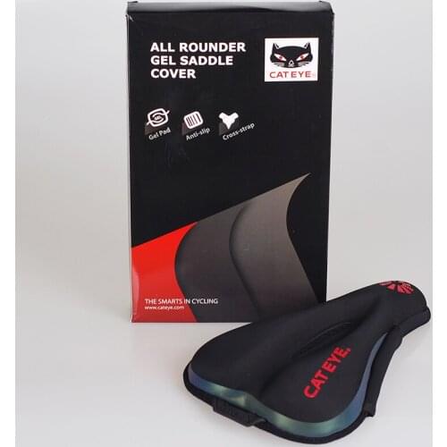 Cateye Bicycle Seat Cover MTB Road Bike soft Saddle Cover Bike Comfortable Thickened Silicone Cushion Riding Bicycle Accessorie