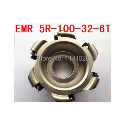 EMR-5R-100-32 Face End Milling Cutter Indexable Flat Roughing Cutting ,CNC Milling Cutter For Flat Cutting Plane Profiling