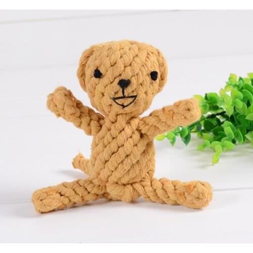 Pet toys cotton rope toys bite resistant molar teeth braided dog toys,Q118