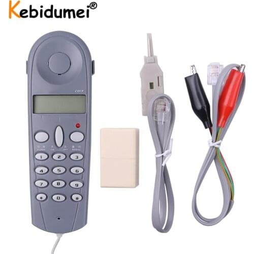 Lineman Tool Telephone Butt Test Tester Phone Network Cable Set Professional Device C019 Check FOR Telephone Line Fault