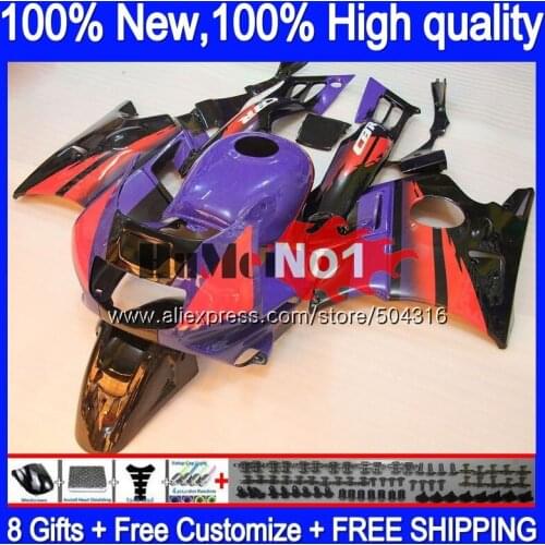 Body +Tank For HONDA CBR600 F2 FS CBR600FS Top Purple 1MC.82 CBR 600F2 600 F2 CBR600F2 1991 1992 1993 1994 91 92 93 94 Fairing