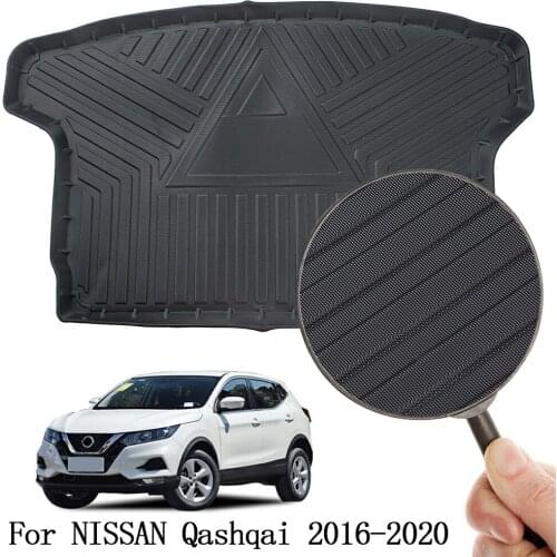 Car Trunk Cargo Liner Rear Boot Mat Cover Fit For Nissan Qashqai 2016-2020