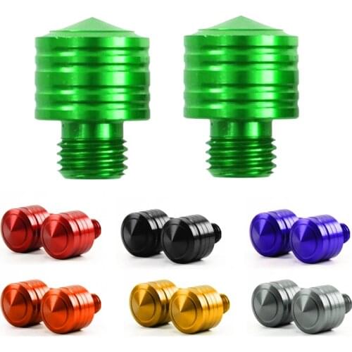 2PCS Motorcycle Mirrors Handlebar Rearview Side Mirror Mount Adapter Mirror Bolts Screw For Kawasaki Z400 Z800 Z900 Z1000SX Z650