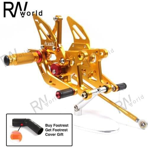 CBR300R 2015-2021 Motorcycles CNC Adjustable Rearsets Rear Set Footrest Foot Pegs For HONDA CBR 300R CB300 R ABS 2018 2019 2020