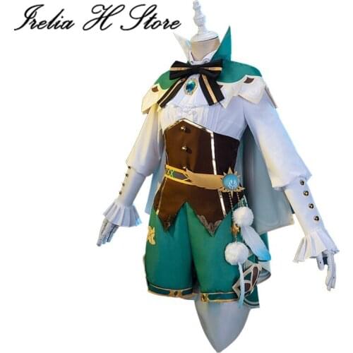 New Game Cosplays Genshin Impact Venti Cosplay Costume