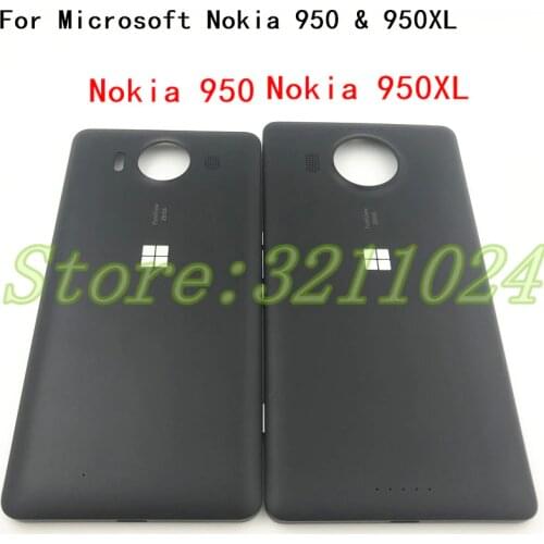 Original Plastic Rear Housing For Microsoft Nokia Lumia 950 & 950XL Battery Cover Back Case With Side Button+NFC