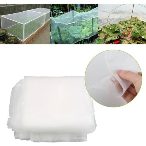 1 Roll 40 Mesh Nylon Protective Net Vegetable Insect Proof Net Crops Plant Cover Greenhouse Pest Control Anti-bird Gardening Net