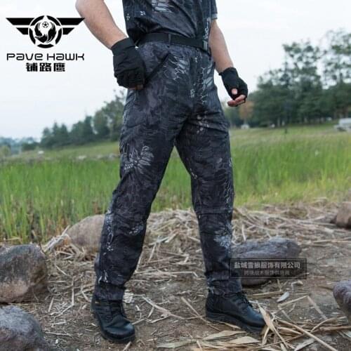 New Tactic Speed Camouflage Quick-drying Men Long Pants Removable To Shorts Anti-wear Outdoor Sports Trekking Climbing Trousers