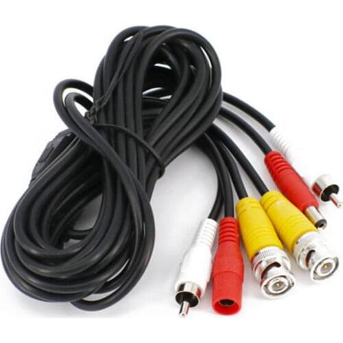 2M 5M 10M 20M CCTV DVR Camera Recorder System Video Cable DC Power RCA Audio BNC Video Security Surveillance Camera Cable