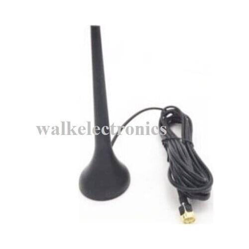 Waterproof outdoor use magnetic mount gsm 3g whip antenna, multi band car antenna, sma male connector