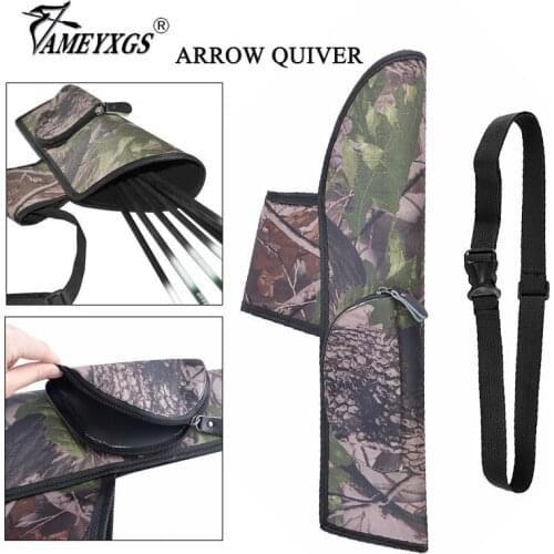 High Capacity Archery Arrow Quiver Left Right Hand Portable Waterproof Waist Hanging Quiver for Bow Arrow Hunting Accessories
