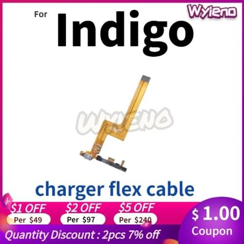 Wyieno For Explay Indigo USB Charging Dock Port Charger Plug Microphone Mic Connect Flex Cable Board