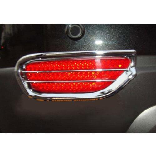 For Chevrolet CAPTIVA 2008-2014 High-quality ABS Chrome rear fog lamps decorative frame anti-scratch protection car accessories