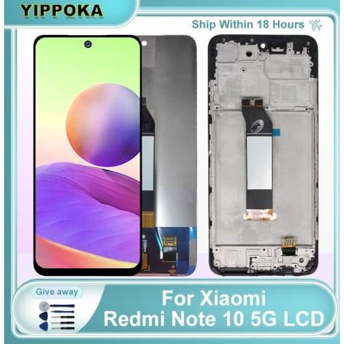 6.5" For Xiaomi Redmi Note 10 5G M2103K19G LCD Display Replacement Screen Digitizer Parts For POCO M3 Pro 5G M2103K19PG LCD