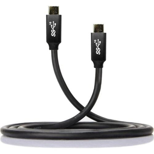 0,5 M-3M 100W PD schnelle ladung USB 3,1 Gen2 doppel kopf typ-c mit E-Maker chip 5A kabel