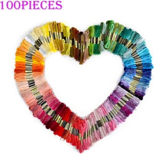 100Pc Cross Stitch Threads The Unique Style 100 Similar DMC Anchor Cross Stitch Cotton Embroidery Cross Stitch Embroidery Thread