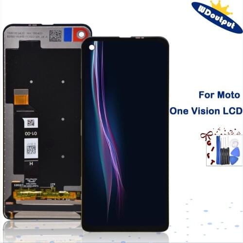 6.3"Original For Moto One Vision LCD Display For XT1970 Display LCD Screen Touch Digitizer Assembly Replacement