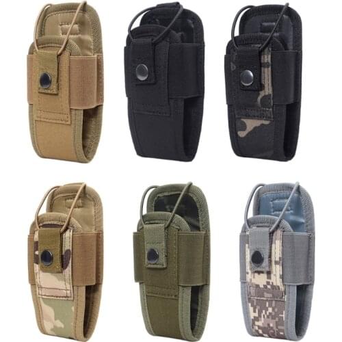 OOTDTYRadio Pouch Case Duty Belt Radios Holster Bag for Radio Walkie Talkies Holder Adjustable Storage Bag