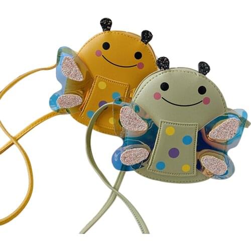 Citgeett Kids Girls Bag Small Size PU Leather Shoulder Bag Yellow/Red/Green/Blue/Pink