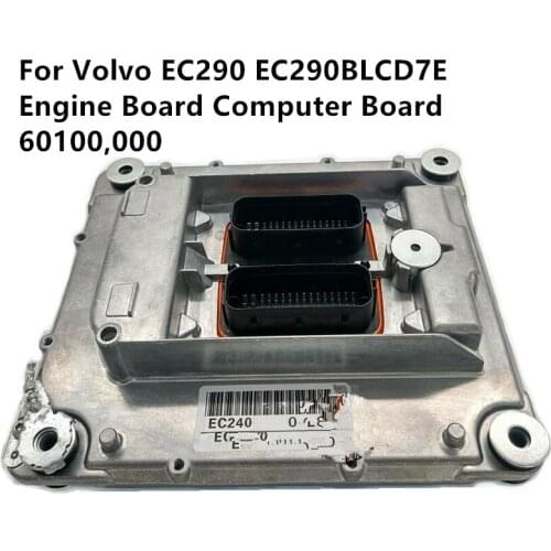 For Volvo EC290 EC290BLC D7E Engine Board Computer Board Circuit Board 60100,000 High Quality Excavator Accessories