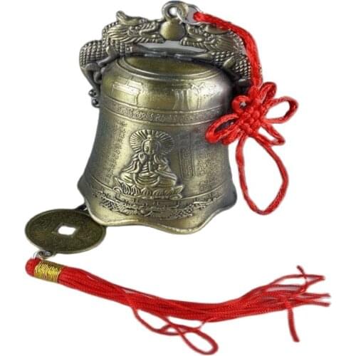 Collectibles Chinese Tibetan Buddhism Temple Copper Bells Statues